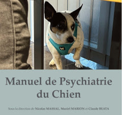 Couverture d'un livre traitant de la psychiatrie du chien